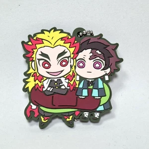 Tanjiro Kamado Kyojuro Rengoku Demon Slayer Keychain Japanese Gashapon Gadget - Picture 1 of 2