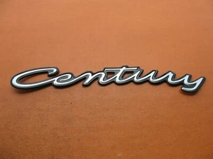 97 98 99 00 01 02 03 04 05 BUICK CENTURY REAR EMBLEM LOGO BADGE SIGN SYMBOL #4 - Imagen 1 de 4