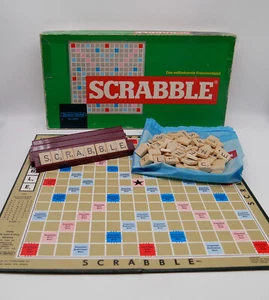 Scrabble von Spear Spiele Familienspiel Kreuzwortspiel vollständig sehr bespielt - Bild 1 von 12