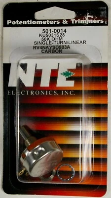 POTENCIÓMETRO RV4NAYSD503A 50K Ohm 10% NTE 501-0014 Foto 1 de 2