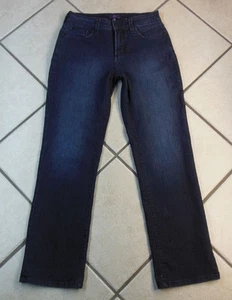 NOT YOUR DAUGHTER'S JEANS (E.U.C.) WOMEN'S DENIM BLUE JEANS. SIZE 4P INSEAM 29 - Picture 1 of 5