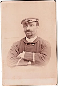 Japan.Japon.Suzuki.Marine.Marin.Sailor François Etienne.Photo Cabinet.Card.1890. - Picture 1 of 2