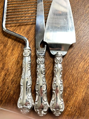 CANADA  Birks Regency Canada - spatule fourchette a gateau Couteau  Fromage - Image 1 of 3