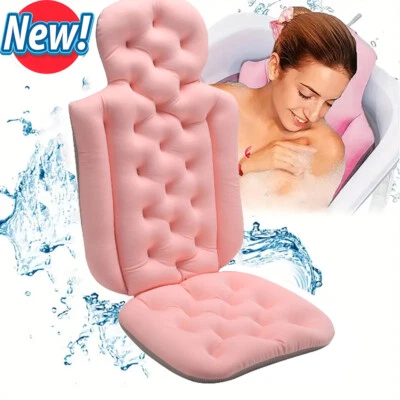 Full Body Bath Pillow for Bathtub, Thick Bathtub Cushion with Laundry Bag, Luxur - Image 1 of 4