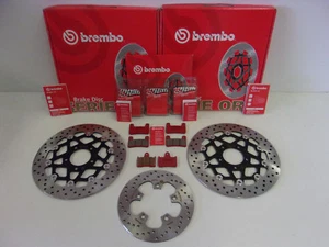 Brembo Bremsscheiben Bremsbeläge Bremse vorne + hinten Suzuki GSXR 600 750 1000 - Picture 1 of 2
