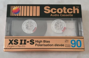 Cassette Tape Scotch XSII-S 90 High Position Blank Audio Tape *NEW SEALED* - Picture 1 of 2