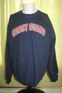 United States Coast Guard Men’s Dark Blue Crewneck Sweater Size XL Made in USA