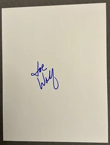 FOTO AUTOGRAFIADA FIRMADA POR JOE WOLF 8X10 8,5X11 HOJA BLANCA CORTAPELOS NORTH CAROLINA - Imagen 1 de 1