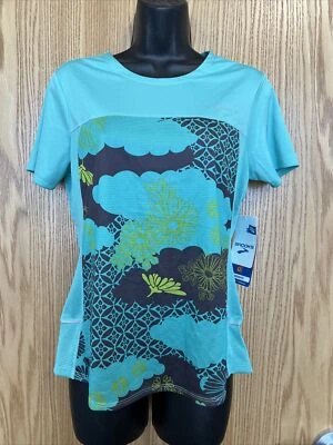 New Brooks "HVAC SYNERGY SHORT SLEEVE" Women's Medium Running Shirt - Image 1 of 3