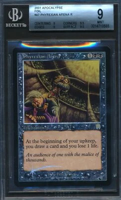 Apocalypse Phyrexian Arena BGS 9 Graded Magic MTG FOIL (0585) - Image 1 of 3