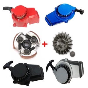 2 Stroke 47cc 49CC PULL START STARTER Flywheel Clutch For Pocket Dirt Bike ATV - Picture 1 of 6