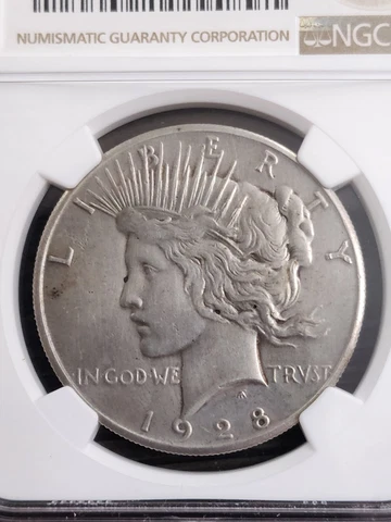 1928 p peace dollar Cover