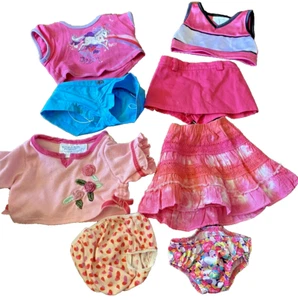 Build A Bear Bekleidungspaket Mädchen Shirts Rock Shorts Outfit Set Kleidung - Bild 1 von 8