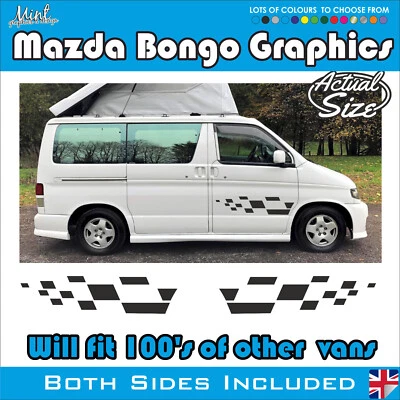 MAZDA BONGO Camper Side friendee Stripe Decals Stickers Van Graphics NO P&P 0037 - Image 1 of 3