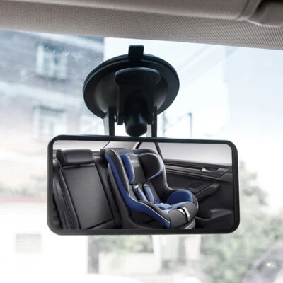 Car Mirror Adjustable Interior Rear View Baby Kid Monitor +Suction Durable AU - image 1 of 4