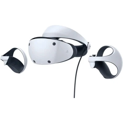 Sony PlayStation VR2 Virtual-Reality-Brille weiß PS5 OLED Display Vibration - Bild 1 von 4