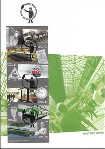 Railroad Steam Engine Train 150 Year Mint Booklet Finland FDC 2012 - Picture 1 of 1