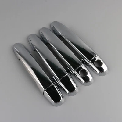 Cubierta de manija de puerta x4 piezas para Toyota Corolla Camry Prius Yaris Scion cromo Foto 1 de 4