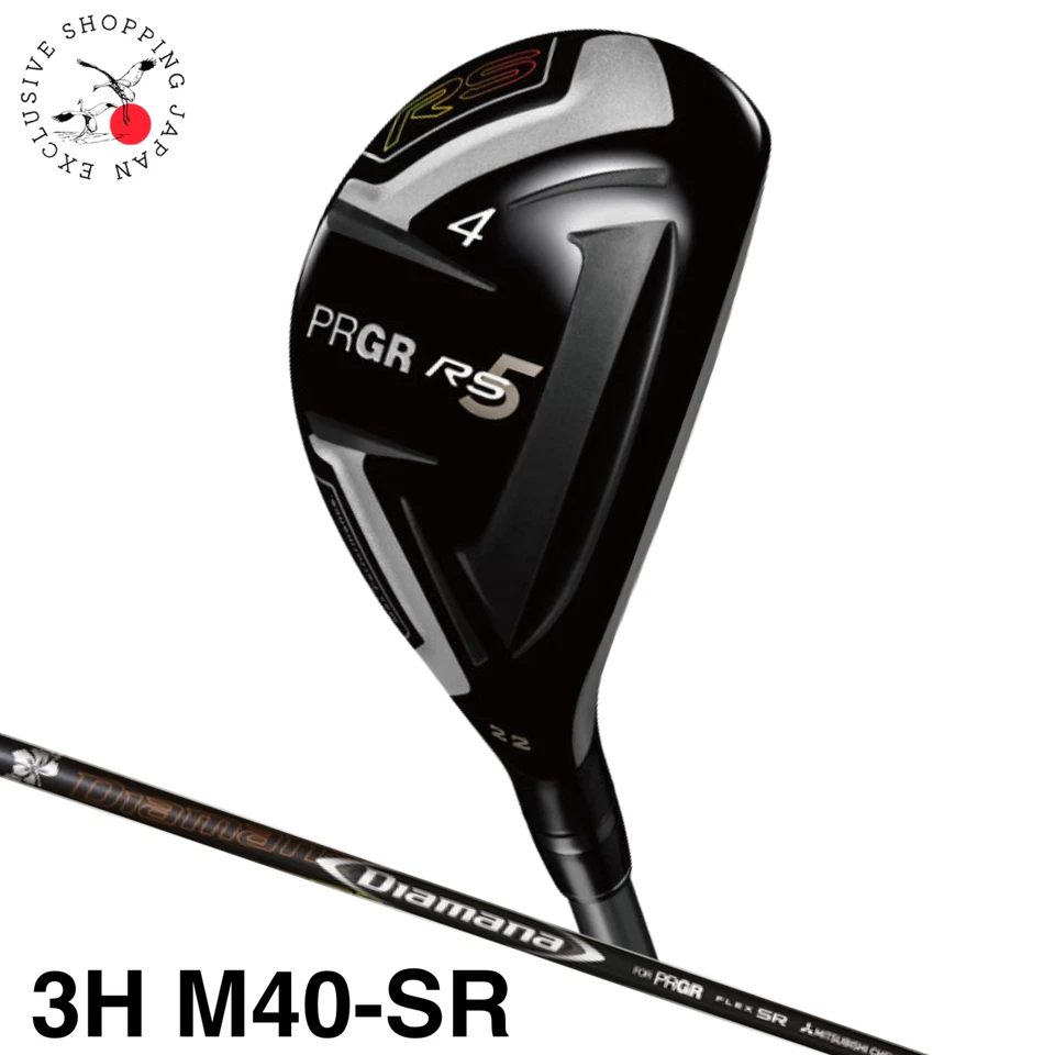 PRGR Golf RS 5 Utility Hybrid 3H 19° SR Flex M40 Diamana TM Graphite Shaft Men - Image 1 of 4