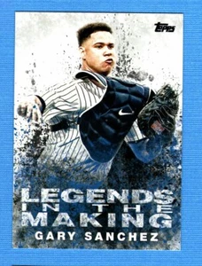 2018 Topps Legends in the Making Series 2 #17 Gary Sanchez Yankees - Picture 1 of 1