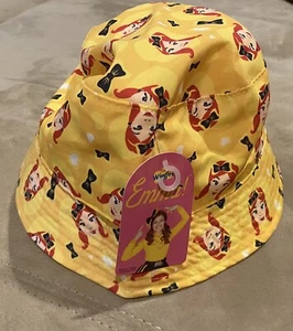 The Wiggles Bucket Sun Hat Emma Reversible Packable Cap Kids Size 4-6x Brand New - Picture 1 of 3