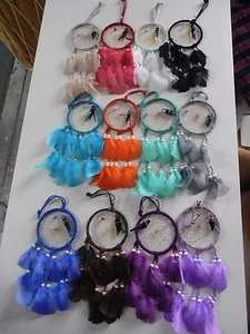 Wholesale set of 12 Dreamcatchers 4",hand made in Mexico,Swap meet,Gift stores - Picture 1 of 8