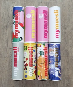8 St. mymuesli Dose Rolle leer Basteln Aufbewahrung Versandrolle 27 cm hoch - Bild 1 von 4