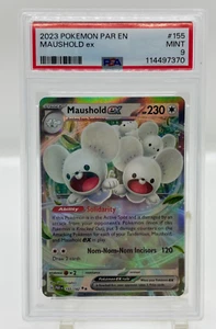 2023 Pokemon Par En-Paradox Rift #155 Maushold EX PSA 9 - Bild 1 von 2