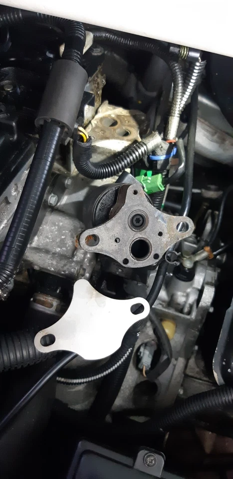 Plaque Obturateur Vanne EGR EW10J4 EW7J4  206 S16  406 C4 307 2.0 16v 1.8 16v - Photo 1/4