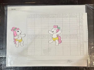 My Little Pony Tales Produzione Animazione Cel Due Personaggi con Numero Spettacolo - Foto 1 di 4