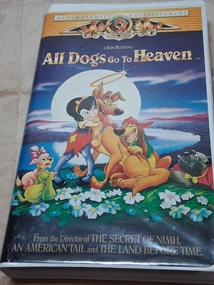 All Dogs Go to Heaven (VHS, 2000, Clam Shell Family Entertainment) - Image 1 of 2