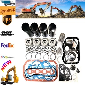 For ISUZU 4BD1 4BD1T Overhaul Rebuild Kit Iseki SX75 T7000 T7010 Tractors Parts - Picture 1 of 7