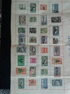 Ceylon Stamp Collection 1954-1958 Scott #323-362 17 Used Stamps - Picture 1 of 6