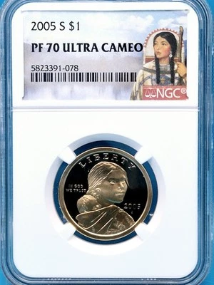 2005-S Sacagawea $1 NGC PF 70 Ultra Cameo - Image 1 of 4