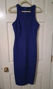 Banana Republic Damen Größe 8 lila ärmellos Midi Etui-Kleid - Bild 1 von 5