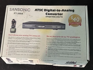 Sansonic: Model FT-300A Digital to Analog Converter ATSC Box mit Fernbedienung • Neu - Bild 1 von 3
