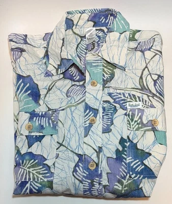 NUEVO CON ETIQUETAS Camisa Hawaiana Jams World L/S Azul Grande Línea Surf de Colección Para Hombre Foto 1 de 4