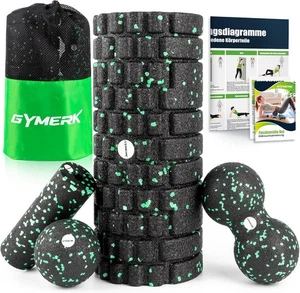 Set Rullo Fasciale con Massaggio Texture 3D e Borsa per il Trasporto - Efficace Terapia del Dolore - Foto 1 di 11