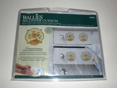 PACK DE 25 RECORTES DE PAPEL PINTADO "PÁJARO TOSCANO" WALLIES Foto 1 de 4