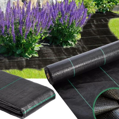Unkrautvlies 10-50m Rolle Wurzelsperre Gartenvlies Unkrautfolie Mulchvlies  - Bild 1 von 4