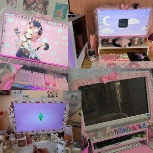 Computer Frame Cover Screen Dust Cover Monitor Dustproof Cover Home Decorations - Photo 1/9