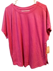 Neu St. John's Bay Meadow Mauve weiches Damen 1X T-Shirt slinky süß & bequem! - Bild 1 von 11