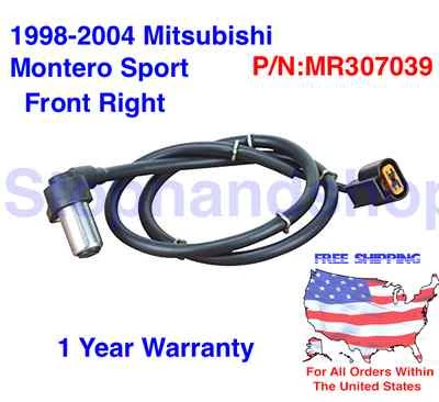 Sensor de velocidad de rueda ABS para pasajero delantero derecho Mitsubishi Montero Sport 98-04 Foto 1 de 3