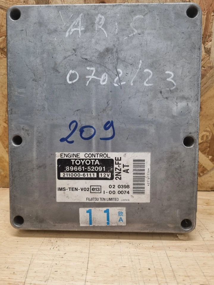 C209 DENSO TOYOTA 89661-52091 YARIS - Photo 1/1