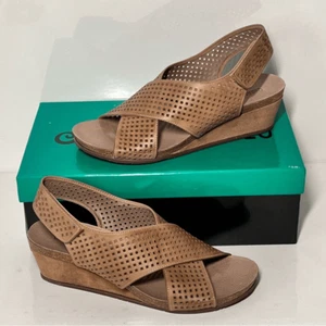 Chocolat Blu Theo Leather Sandal Wedge Size: 7.5 - Bild 1 von 8
