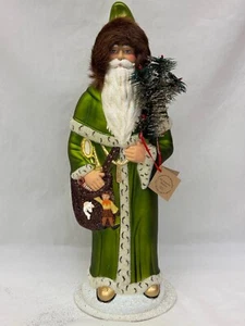NEW Ino Schaller Santa with 18" inch height standing on round base - Picture 1 of 6