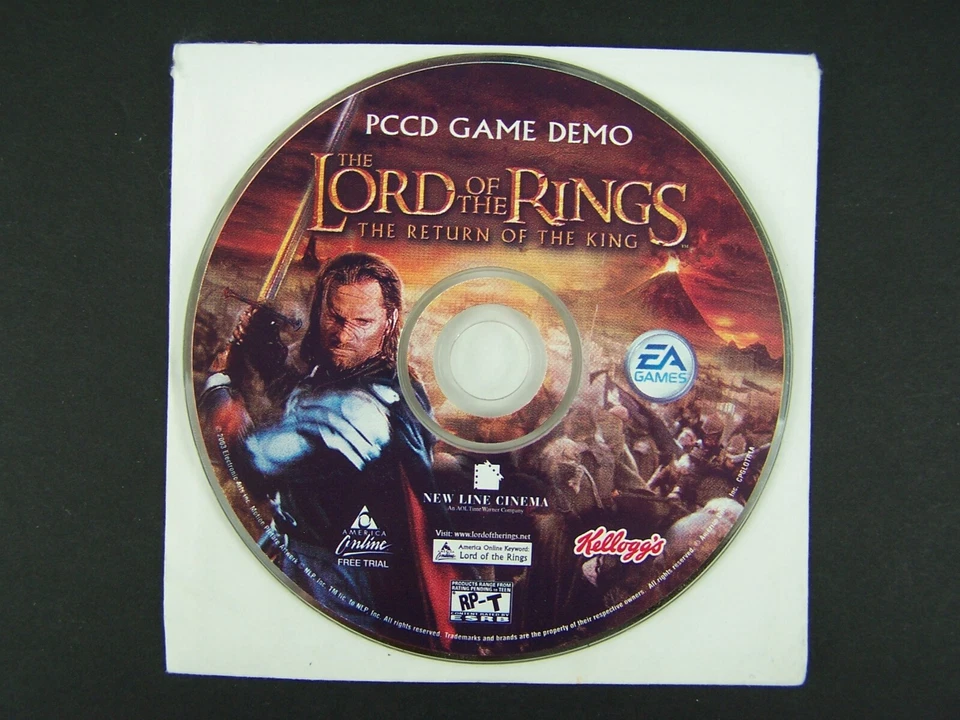 Lord of the Rings The Return of the King PC CD Only EA Games Demo 2003 LOTR - Image 1 of 1