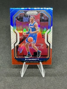 Panini Prizm 2020-21 - rojo blanco y azul Prizm #241 RJ Barrett - Imagen 1 de 2