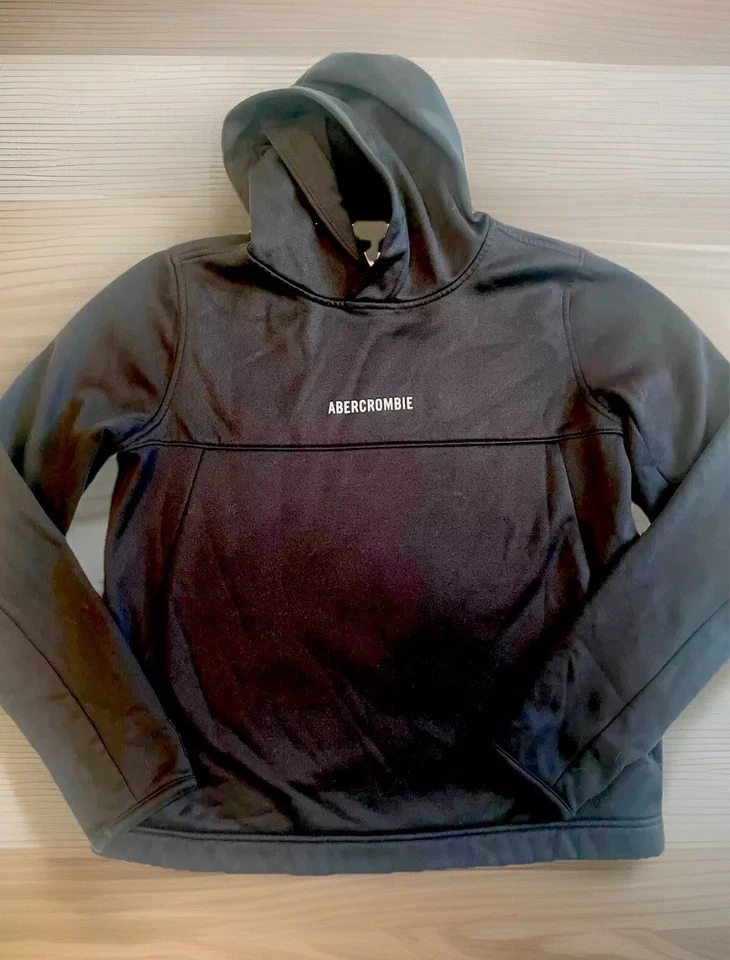 Abercrombie And Fitch Niños Niñas Niños Sudadera con Capucha Negra Talla 13/14 Usada en Excelente Condición Foto 1 de 1