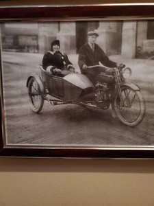 Harley Davidson Signs Photos Home Made Display Set of 4 Different - Picture 1 of 4